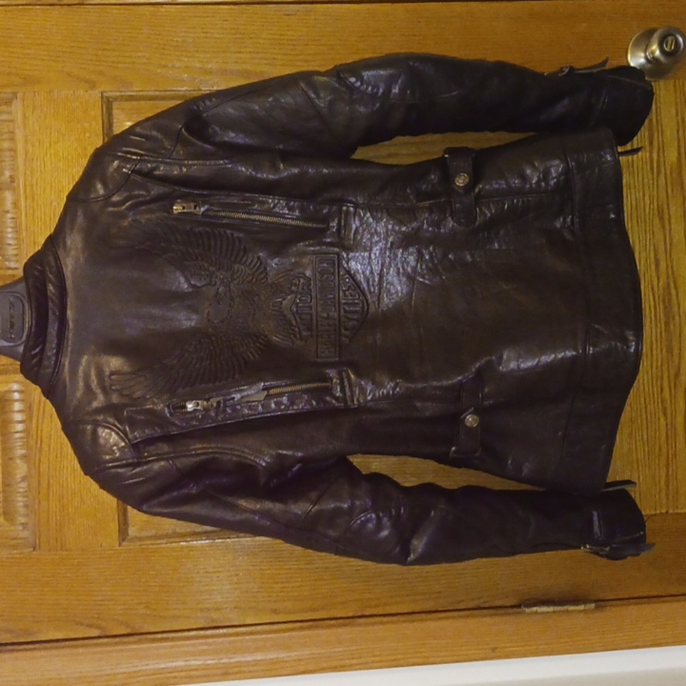 Tall Harley leather jacket